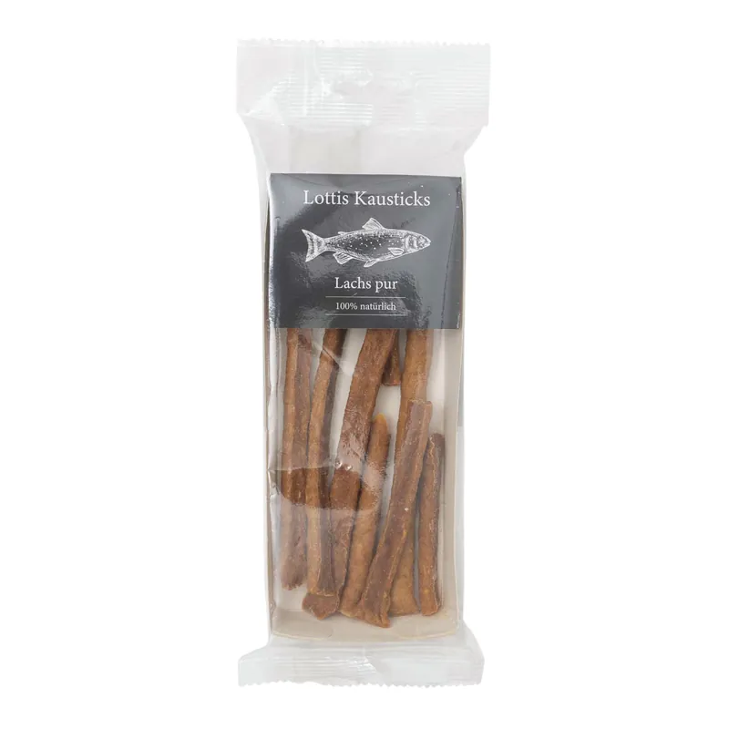 Nur Heute LOTTIS HÄPPCHEN Lachssticks Pur 50 g